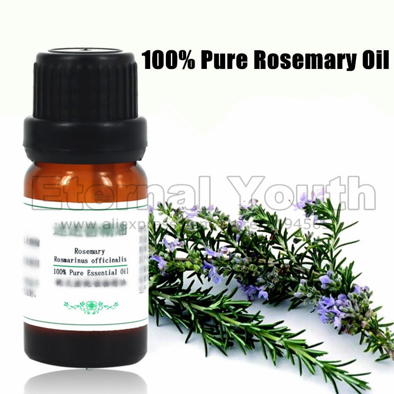 Pure Rosemary Essential Oil 10ml Skin Care Eliminate Muscle Pain Wakeful Mental Curative Effect Moisturizing Shrink Pores