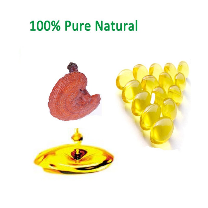 100% Pure Natural Extraction Ganoderma Lucidum Spore Oil Triterpenoids> 98%, Lingzhi Free shipping