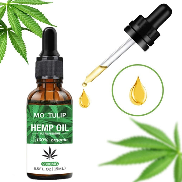 Reduce Anxiety Body Care Hemp Seed Massage Oil Relieve Pain Improve Sleeping Promote Blood Circulation