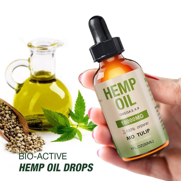 30ml 10000mg Hemp Seed Massage Oil Promote Blood Circulation Reduce Anxiety Skin Care Relieve Pain Improve Sleeping