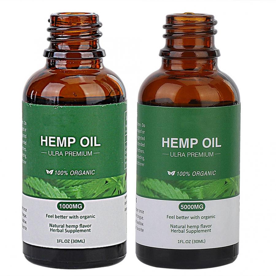 Edible Hemp-seed Essential Oil Pain Relief Sleep Improvement Oil Improve Memory Hemp Oil