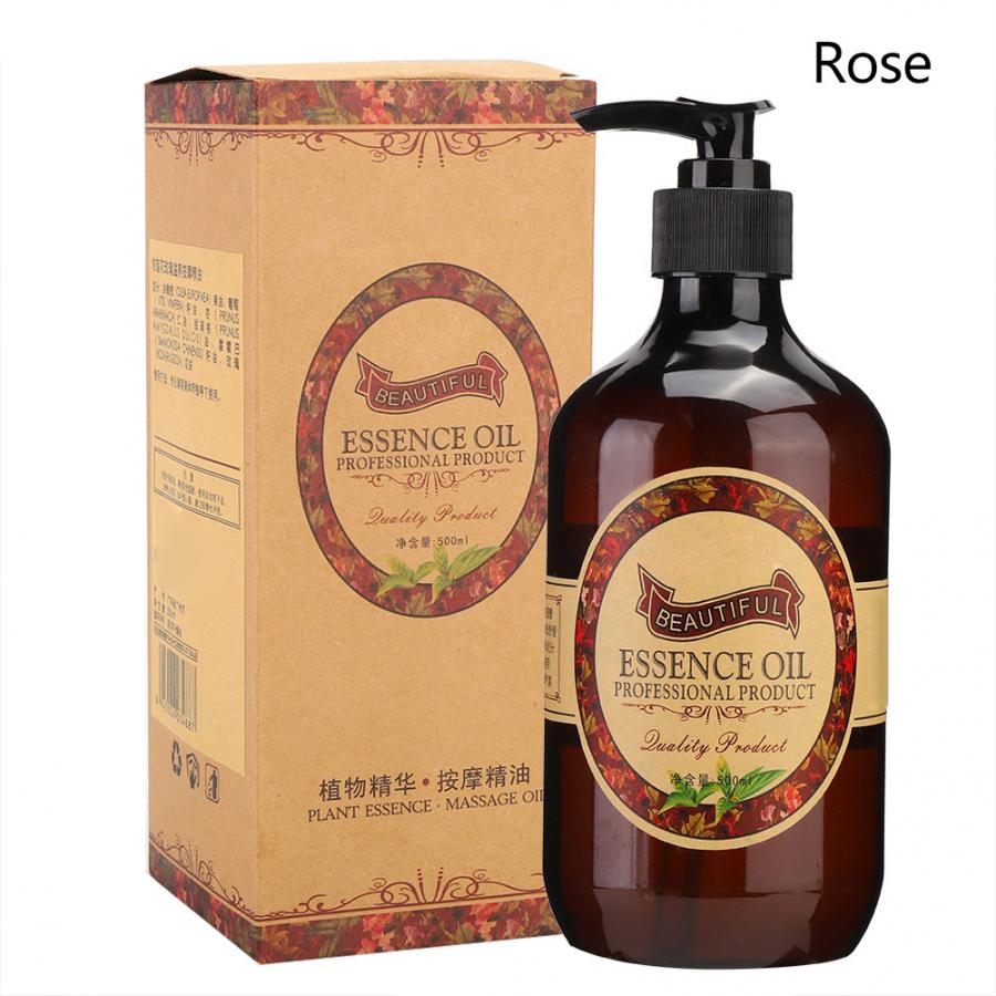 Rose Essential Oil Skin Nourishing Moisturizing Muscle Pain Fatigue Relief Massage Oil  (500ml)