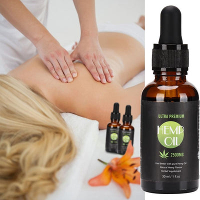 30ml Hemp Oil Body Massage Pain Relief Anxiety Improve Sleep Hemp Seed Essential Massager Oil