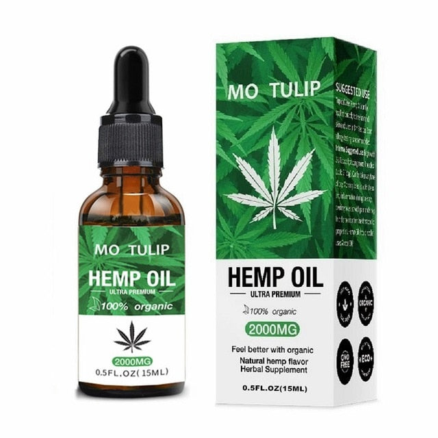 Hemp Seed Massage Oil Promote Blood Circulation Reduce Anxiety Body Care Relieve Pain Improve Sleeping