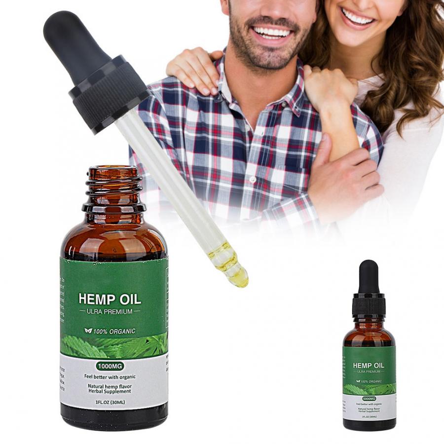 Edible Hemp-seed Essential Oil Pain Relief Sleep Improvement Oil   Pain Relief Essential Oil